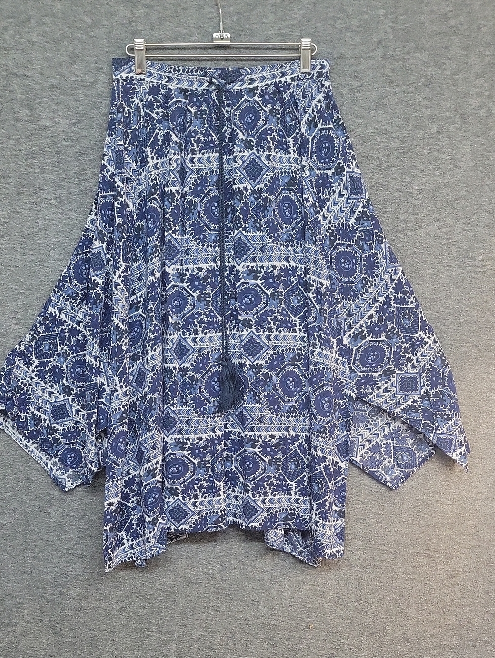 Holister A-line Skirt Women's Sz Small Geometric Print Partial Elastic Waistband